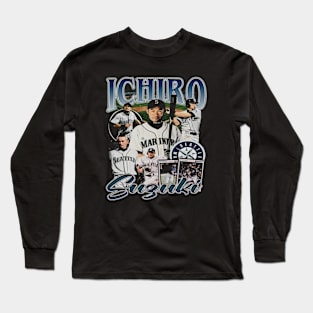 Ichiro Suzuki Vintage Bootleg Long Sleeve T-Shirt